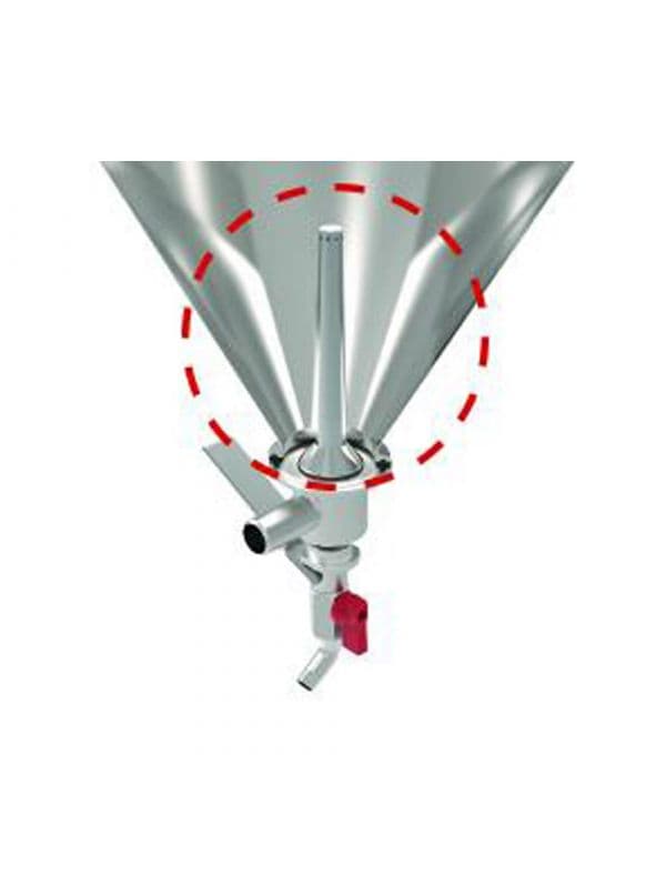 Grainfather Conical Fermenter Dual Valve 160mm Liquid Inlet image 2