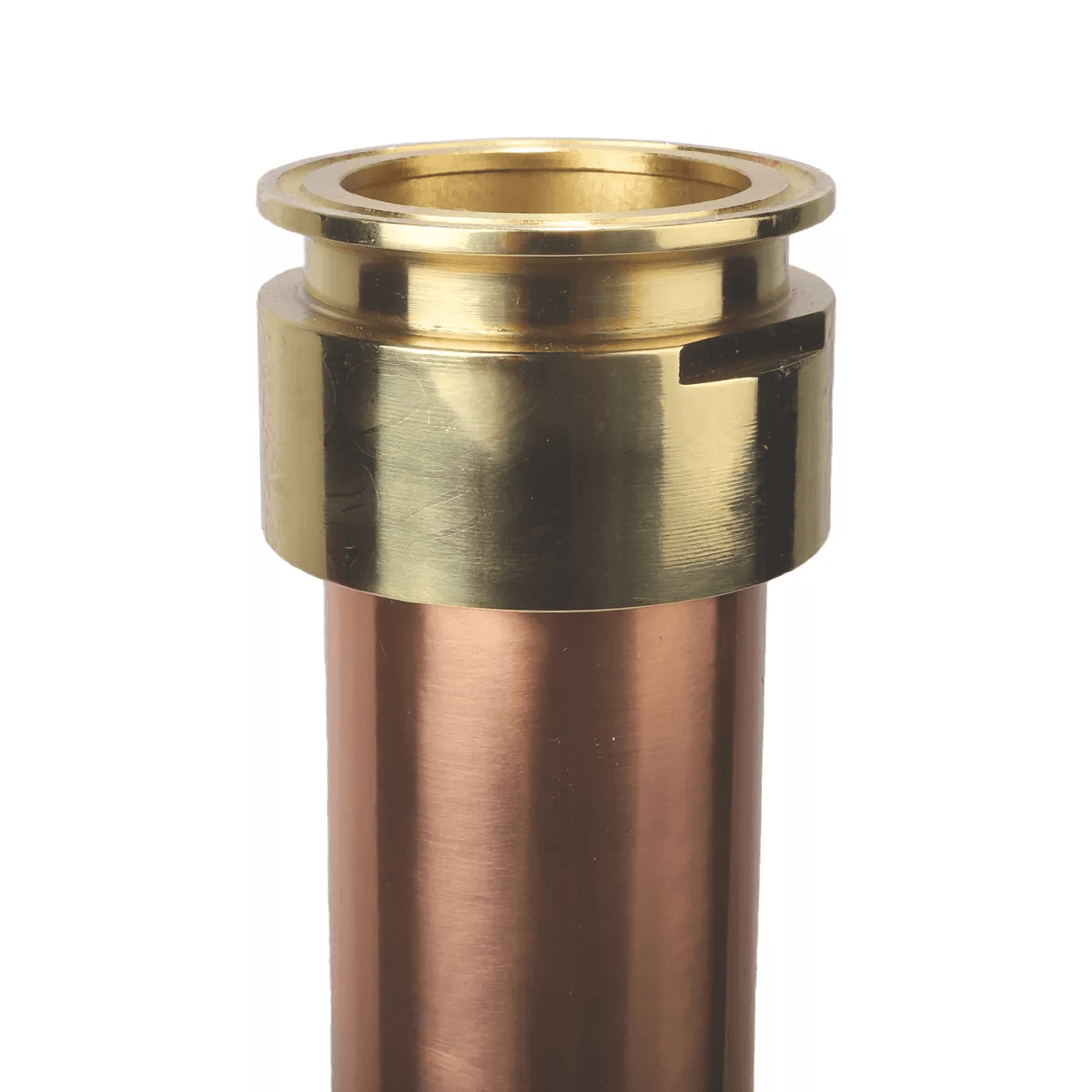 Pure Distilling 500mm Copper Extension for condenser | Tri-clover 2" – Tri-clover 2" image 2