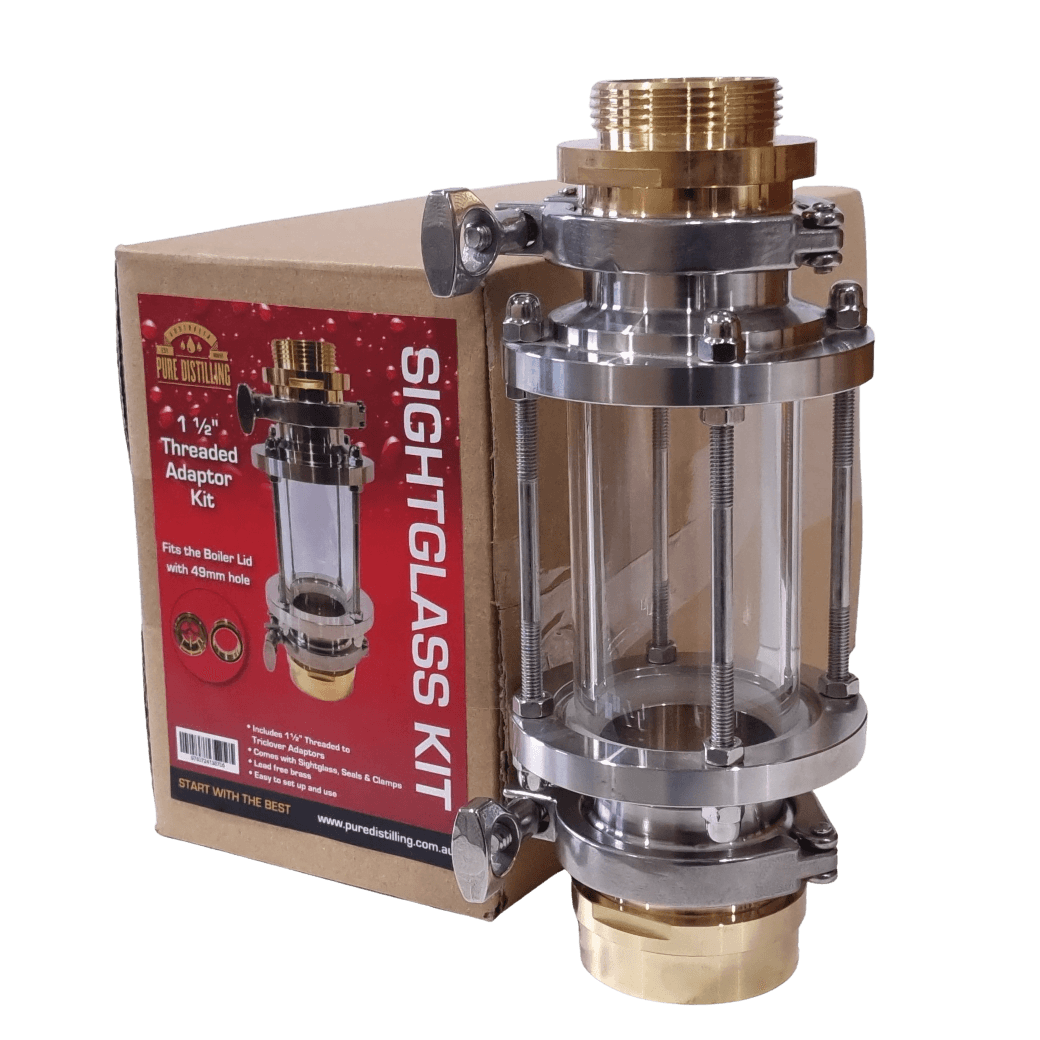 Pure Distilling Sight Glass 1.5" Adaptor Kit image 2