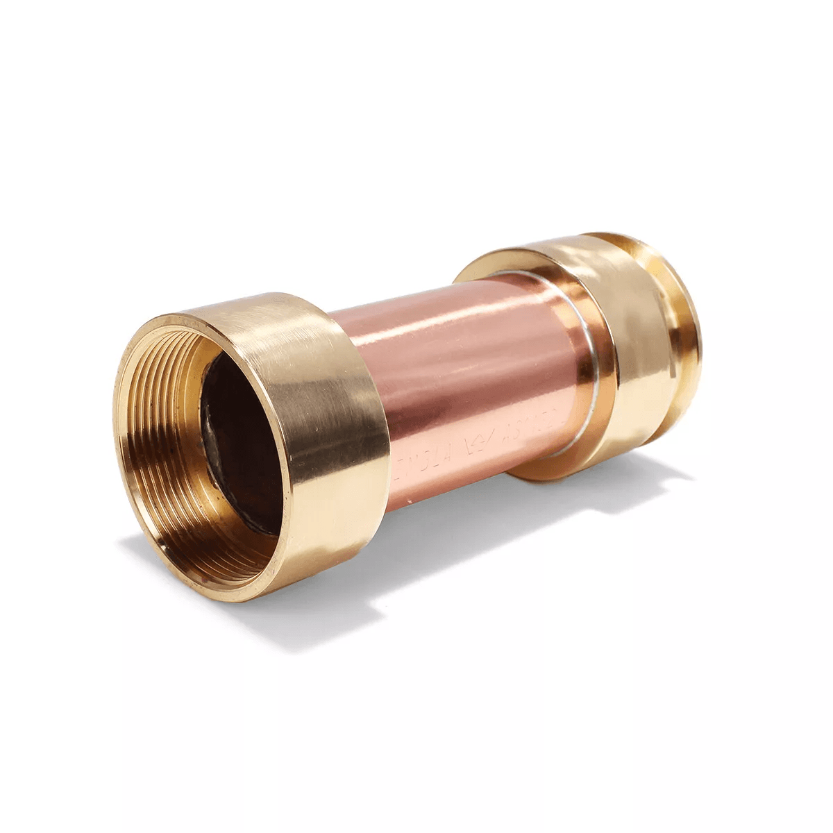 Copper Extension 100mm - 2" threaded Female X 2" Tri-clover image 2