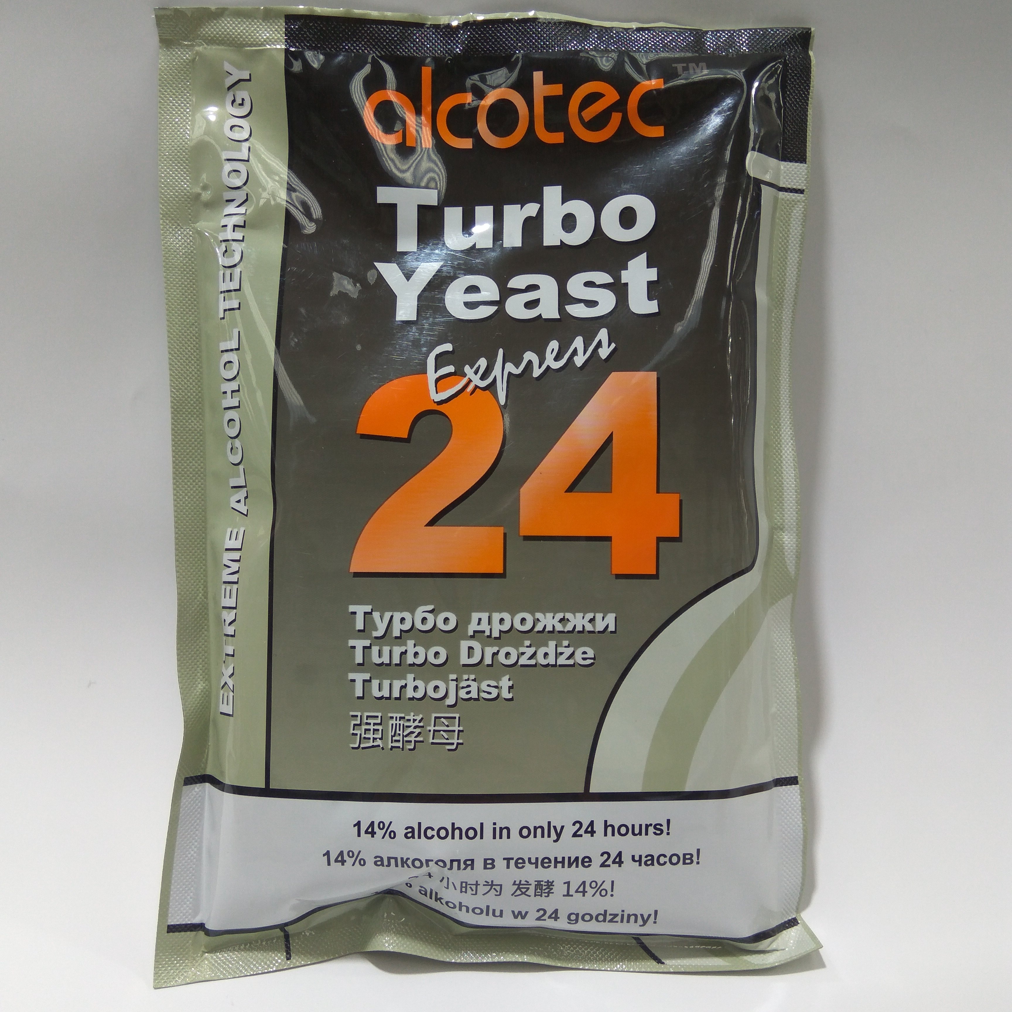 Alcotec 24 Hour Turbo Yeast Yeast League of Brewers NZ