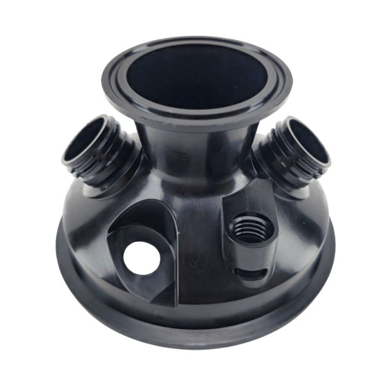 4 Inch Tri-Clamp Pre-Drilled Glycol Pressure Lid