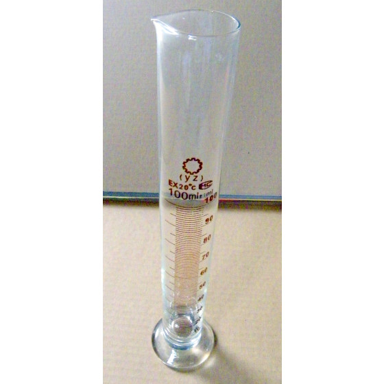 Glass trial jar