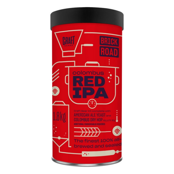 Brick Road Craft Columbus Red IPA