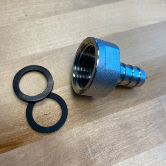 Hose Barb - 1/2" Barb To 3/4" Female Garden Hose Thread