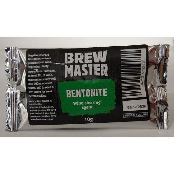 BrewMaster Bentonite Wine Clearing Agent 