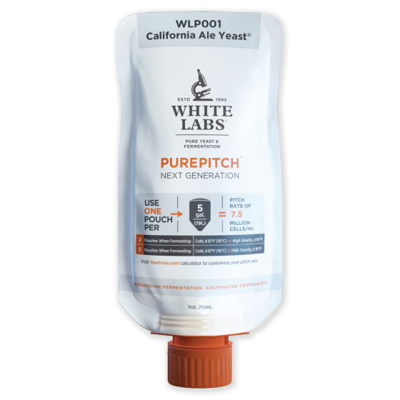 White Labs PurePitch® Next Generation WLP019 California IV Ale Yeast