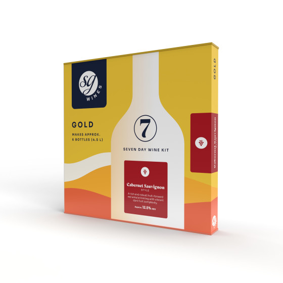 SG Wines Gold 6 Bottle Wine Making Kit