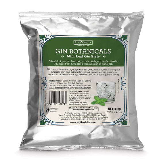 Still Spirits Gin Botanicals Mint Leaf Gin