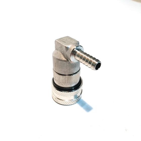 Stainless Liquid Ball Lock Disconnect - 6mm Barb