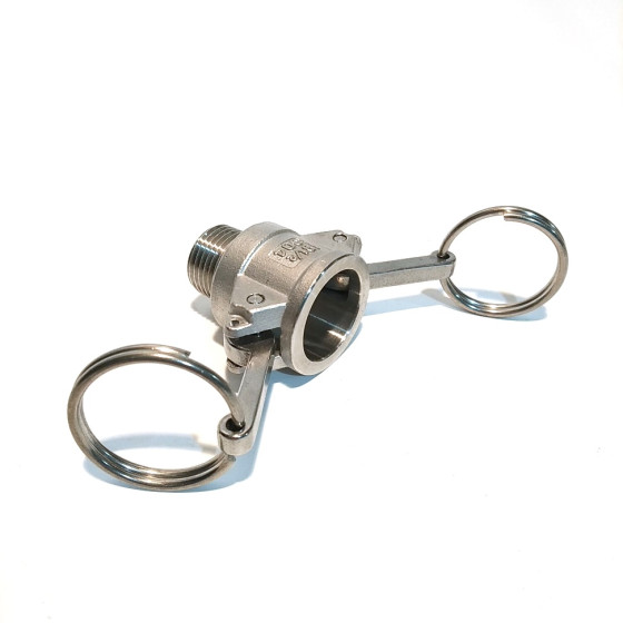 Camlock - Type B female x  1/2 inch male