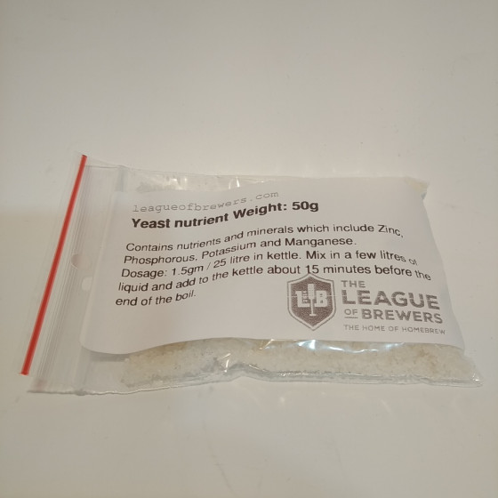 Yeast nutrient (50g) bulk