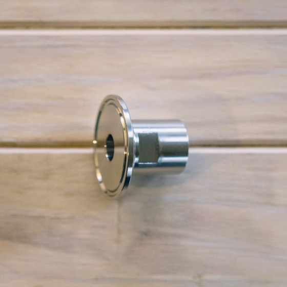 Tri-Clamp Cap with 1/2" Female NPT