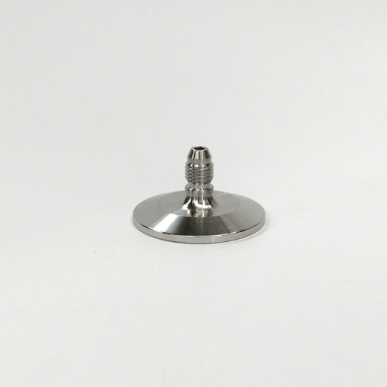 Tri-Clamp Cap with 1/4" MFL Connector