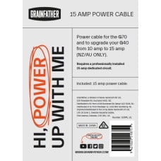 G70 & G40 15 Amp Power Cable (Upgrade)