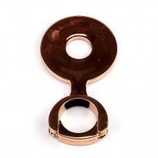 Decal holder 82mm copper plated plastic