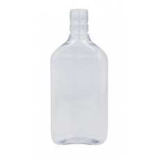 PET Spirit Flask & White Cap (500 ml)