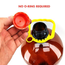 8L Oxebar Monolayer Keg with Cap and Handle (with Optional Tapping Head Assembly Kit)