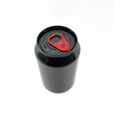 Aluminium Beer Cans With Lid - 330ml - Black x300