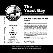 The Yeast Bay - Framgarden Kveik