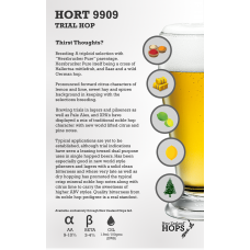 Hort 9909 Hops - Pellets (NZ)