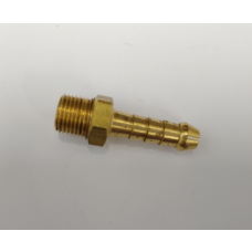 Brass 6mm hose barb X 1/8 bsp thread - (for mini regulator)