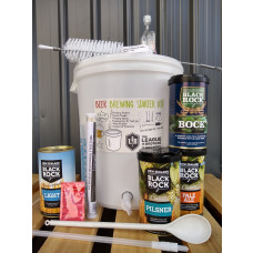 SUMMER PROMO: Beer Brewing Starter Kit + FREE Black Rock Recipe Kit + FREE Malt Extract + FREE Yeast!