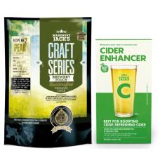 CIDER SUMMER: Mangrove Jack's Craft Series Pear Cider Pouch + FREE Cider Enhancer