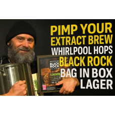 Black Rock Bag in Box "Pimped up Pilsner" Recipe by Dan (Whirlpool Hops method)