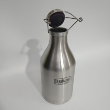 Grainfather Stainless Steel Swing Top Growler - 2L Capacity