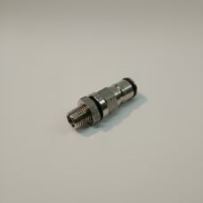 Gas Ball Lock Post with 1/4 Inch Bulkhead Assembly