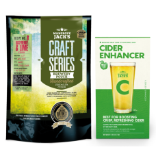 CIDER SUMMER: Mangrove Jack's Craft Series Raspberry and Lime Cider Pouch + FREE Cider Enhancer