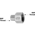 3/4 BSP Female X 1/2 BSP Male 316 Neg Bush Adapter