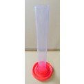 Plastic trial jar - two-piece