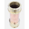 Copper Extension 100mm - 2" Threaded Male x 2" Tri-clover