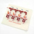 Gas Board - For Four or Six Inline Regulators