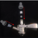 Keg Coupler - D-Type Stainless with Duotight Fittings