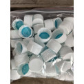 White pat caps