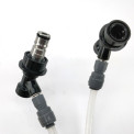 Ball Lock Keg Liquid Jumper Post - Double Ended Corny Post