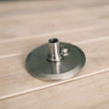 Tri-Clamp Cap With 17mm Blow-Off Hole and PR