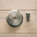 Tri-Clamp Cap With 17mm Blow-Off Hole and PR