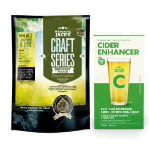 CIDER SUMMER: Mangrove Jack's Craft Series Elderflower & Lime Cider Pouch + FREE Cider Enhancer