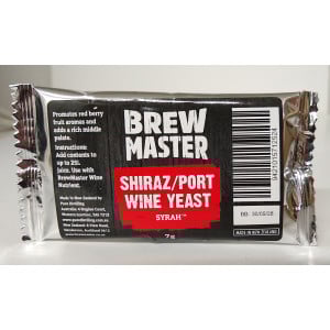 BrewMaster Port/Shiraz Wine Yeast [Syrah] 7g