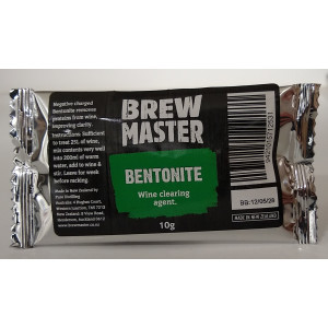 BrewMaster Bentonite Wine Clearing Agent 10g