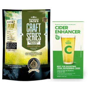 CIDER SUMMER: Mangrove Jack's Craft Series Pear Cider Pouch + FREE Cider Enhancer